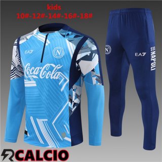Insieme Tuta Calcio SSC Napoli Bambino Blu 2024/2025