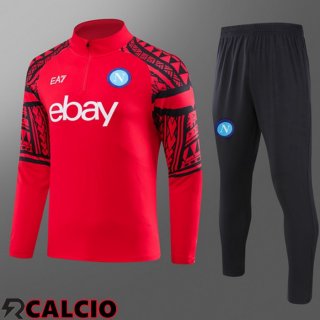 Insieme Tuta Calcio SSC Napoli Bambino Rosso 2023/2024