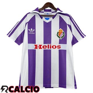Prima Maglia Real Valladolid Retro Viola Bianco 1984