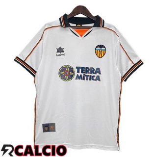 Prima Maglia Valencia CF Retro Bianco 1999-2000