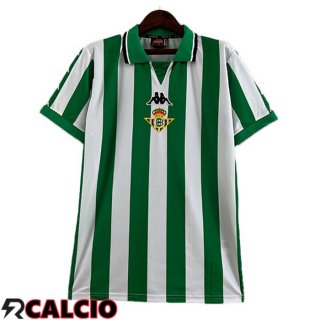 Prima Maglie Calcio Real Betis Retro Bianco Verde 1993-1994