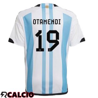 Maglie Calcio Argentina (OTAMENDI 19) Prima Blu Bianco 2022/2023