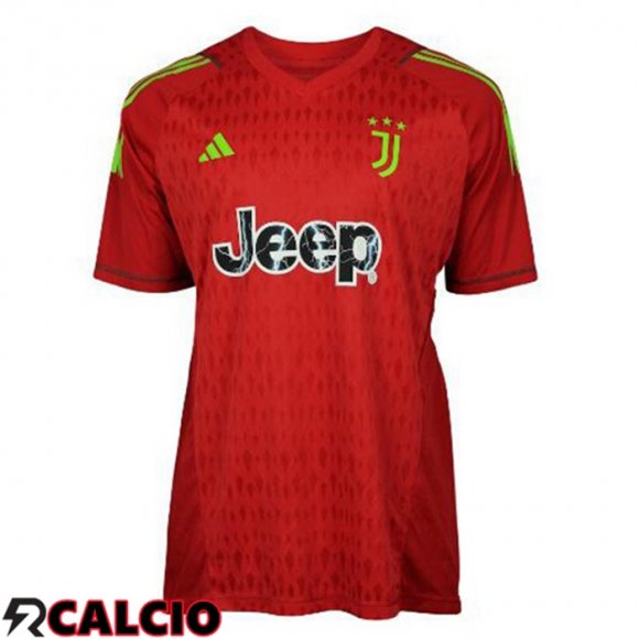 Prima Maglia Juventus Portiere Rosso 2023/2024  Prima Maglia Juventus Portiere Rosso 2023/2024