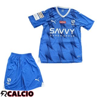 Prima Maglia Al-Hilal FC Bambino Blu 2023/2024