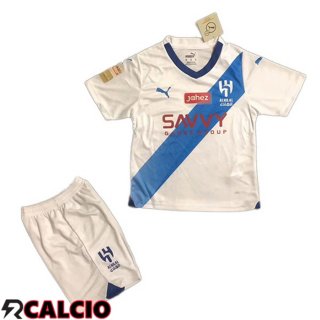 Seconda Maglia Al-Hilal FC Bambino Bianco 2023/2024