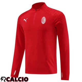Training Sweatshirt AC Milan Rosso 2023/2024