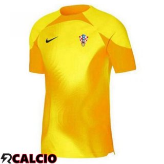 Maglie Calcio Croazia Portiere Giallo Coppa Del Mondo 2022