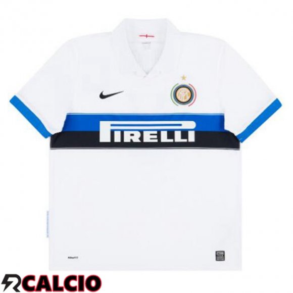 Seconda Maglia Inter Milan Retro Bianco 2009-2010