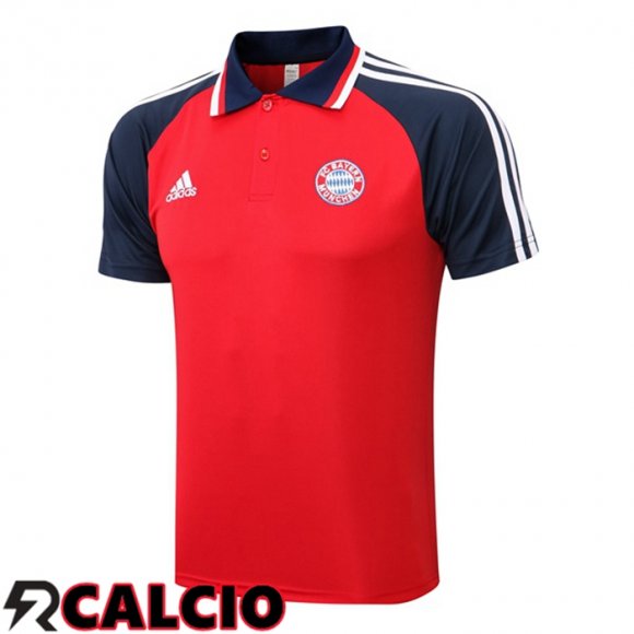 Maglia Polo Bayern Monaco Rosso 2021 2022