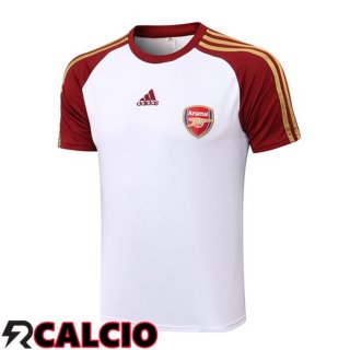 T Shirt Allenamento Arsenal Rosso Bianco 2021 2022