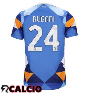 Quarto Maglia Juventus (RUGANI 24) Blu 2021/2022