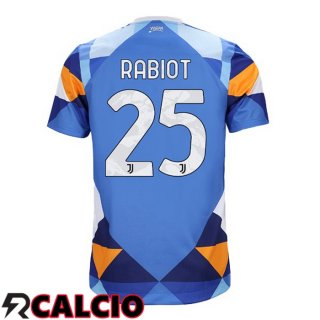 Quarto Maglia Juventus (RABIOT 25) Blu 2021/2022  Quarto Maglia Juventus (RABIOT 25) Blu 2021/2022