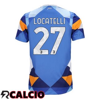 Quarto Maglia Juventus (LOCATELLI 27) Blu 2021/2022