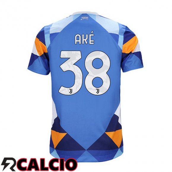 Quarto Maglia Juventus (AKÉ 38) Blu 2021/2022  Quarto Maglia Juventus (AKÉ 38) Blu 2021/2022