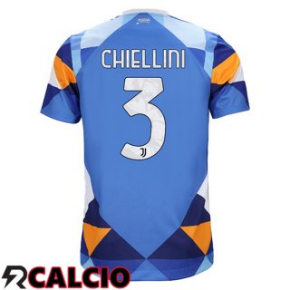 Quarto Maglia Juventus (CHIELLINI 3) Blu 2021/2022