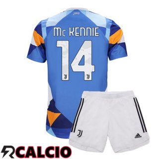 Quarto Maglia Juventus (MCKENNIE 14) Bambino Blu 2021/2022