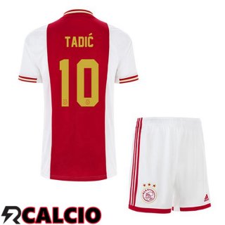 Prima Maglia AFC Ajax (Tadić 10) Bambino Bianco Rosso 22/23