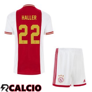 Prima Maglia AFC Ajax (Haller 22) Bambino Bianco Rosso 22/23
