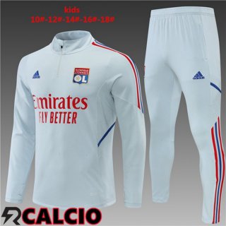 Tuta Calcio Lyon OL Bambino Grigio 22/23