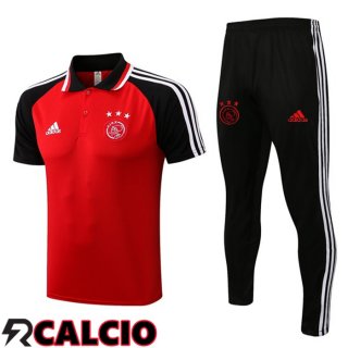 Maglia Polo AFC Ajax + Pantaloni Rosso 2021/2022