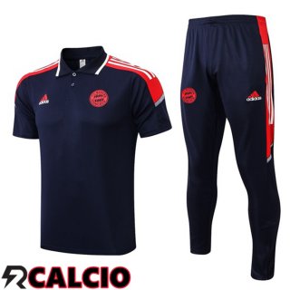 Maglia Polo Bayern Monaco + Pantaloni Blu Royal 2021/2022