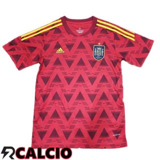 Prima Maglia Spagna Rosso Versione trapelata Coppa del Mondo 2022