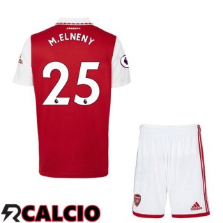Prima Maglia Arsenal (M.ELNENY 25) Bambino Rosso Bianco 2022/2023