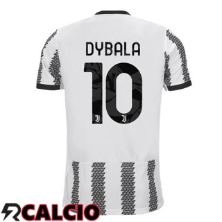 Prima Maglia Juventus (DYBALA 10) Bianco Nero 2022/2023  Prima Maglia Juventus (DYBALA 10) Bianco Nero 2022/2023