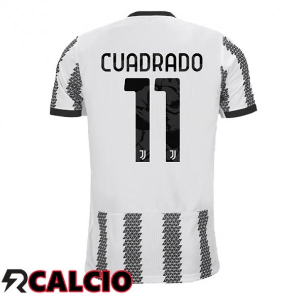 Prima Maglia Juventus (CUADRADO 11) Bianco Nero 2022/2023  Prima Maglia Juventus (CUADRADO 11) Bianco Nero 2022/2023