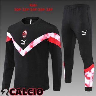 Tuta Calcio AC Milan Bambino Nero 22/23