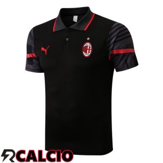 Maglia Polo AC Milan Nero 2022/2023