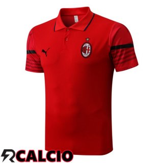 Maglia Polo AC Milan Rosso 2022/2023