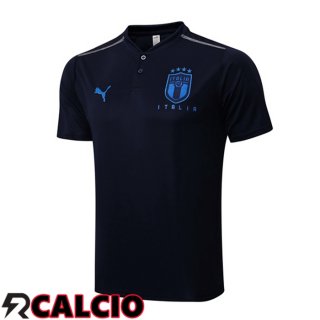 T Shirt Allenamento Italia Blu Royal 2022/2023