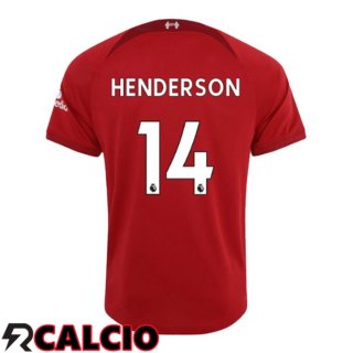 Prima Maglia FC Liverpool (HENDERSON 14) Rosso 2022/2023