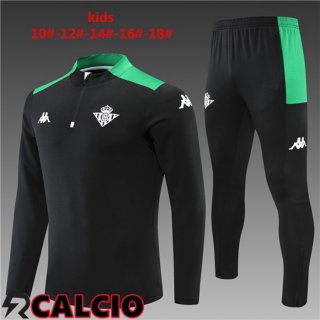Insieme Tuta Calcio Real Betis Bambino Nero 2022/2023