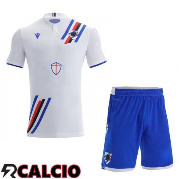 Seconda Maglia UC Sampdoria Bambino Bianco 2021 2022