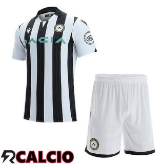 Prima Maglia Udinese Calcio Bambino Nero Bianco 2021 2022
