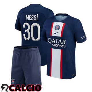 Prima Maglia Paris PSG (Messi 30) Bambino Blu Royal 22/23