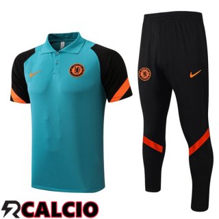 Maglia Polo FC Chelsea + Pantaloni Verde 2021/2022