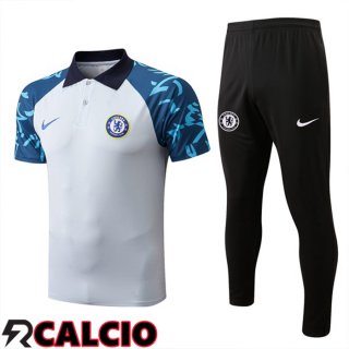 Maglia Polo FC Chelsea + Pantaloni Grigio 2022/2023