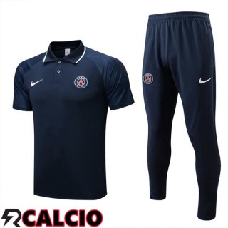 Maglia Polo Paris PSG + Pantaloni Blu Royal 2022/2023
