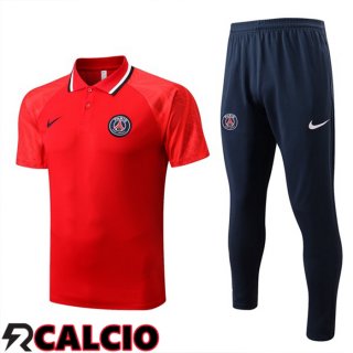 Maglia Polo Paris PSG + Pantaloni Rosso 2022/2023