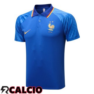 Maglia Polo Francia Blu 2022/2023