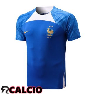 T Shirt Allenamento Francia Blu 2022/2023
