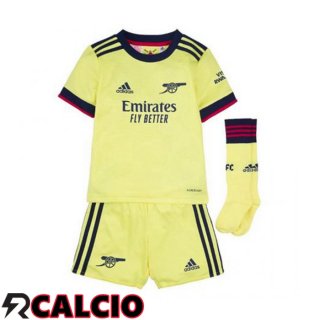 Seconda Maglia FC Arsenal Bambino Giallo 2021/2022