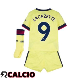 Seconda Maglia FC Arsenal (LACAZETTE 9) Bambino Giallo 2021/2022