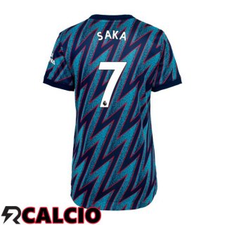 Terza Maglia FC Arsenal (SAKA 7) Donna Terza Blu 2021/2022