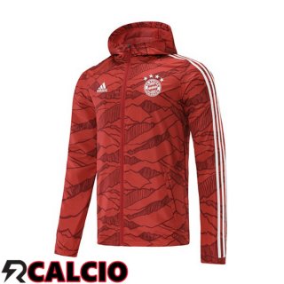 Giacca A Vento Bayern Monaco Rosso 2021/2022