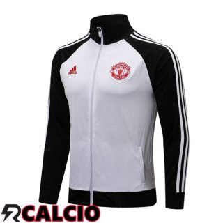 Giacca Calcio Manchester United Bianco Nero 2021/2022