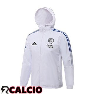 Giacca Con Cappuccio Arsenal Bianco 2021/2022